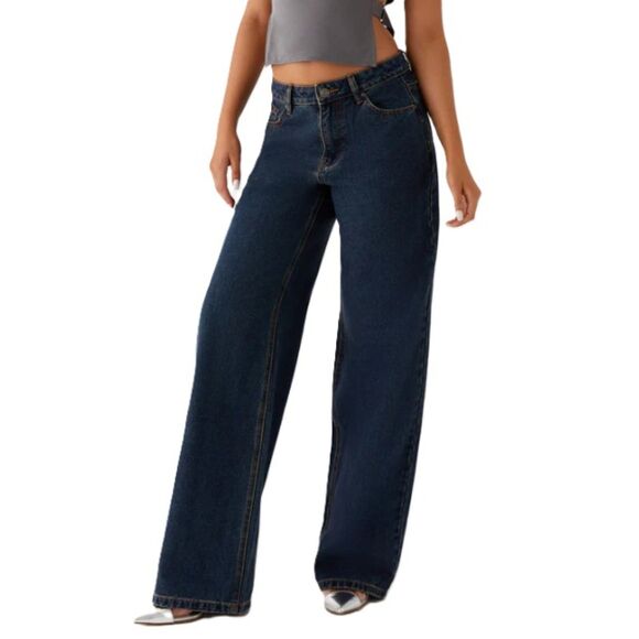 Denim - PepperMayo Keanna Low Rise Denim Jeans - Washed Denim - Size 4 - NEW w Tags